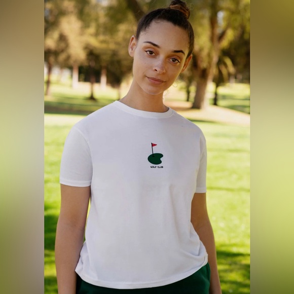 NWT Recreational Habits White Golf Club Short Size XS - Picture 1 of 8